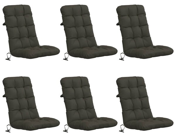 Polstry na křesla s vysokým opěradlem - 6 kusů VIANEN 6 pcs