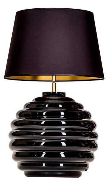 4concepts Designová stolní lampa SAINT TROPEZ BLACK Barva: Černo-zlatá
