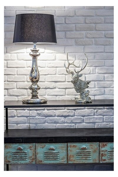 4concepts Luxusní stolní lampa VERSAILLES PLATINUM Barva: Černo-bílá