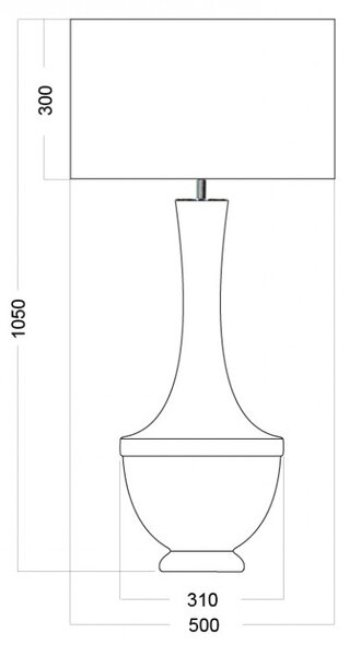 4concepts Designová stolní lampa TROYA ROUGE Barva: Samet