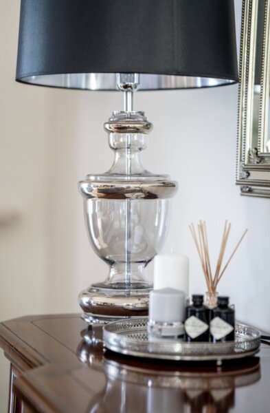 4concepts Designová stolní lampa TIVOLI PLATINUM