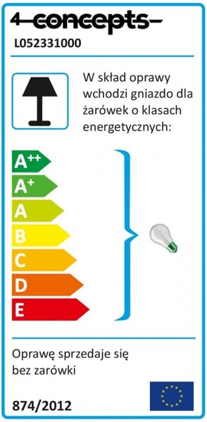 4concepts Designová stolní lampa RAVENNA TRANSPARENT