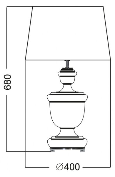 4concepts Designová stolní lampa TIVOLI COPPER