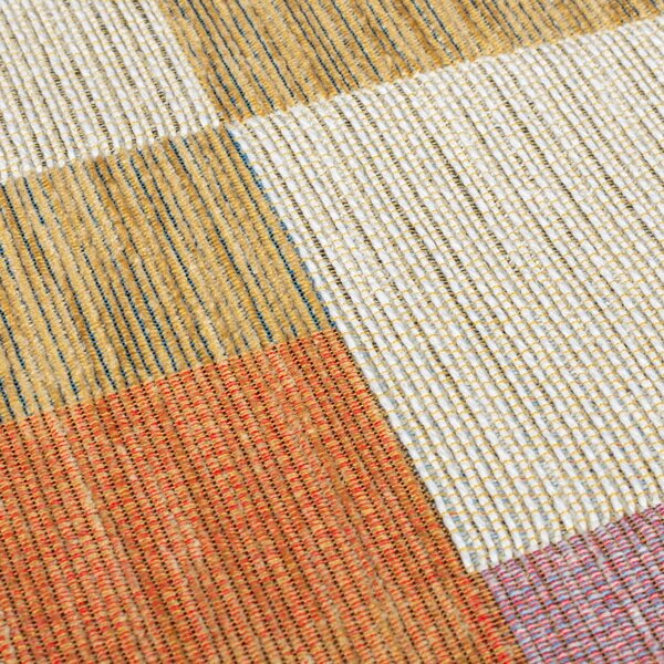 Koberec v oranžovo-přírodní barvě 155x230 cm Riley Block Geo – Flair Rugs