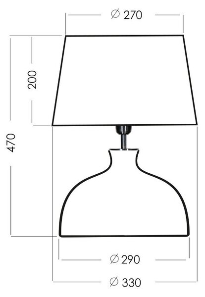 4concepts Designová stolní lampa HAGA TAUPE Barva: Bílá