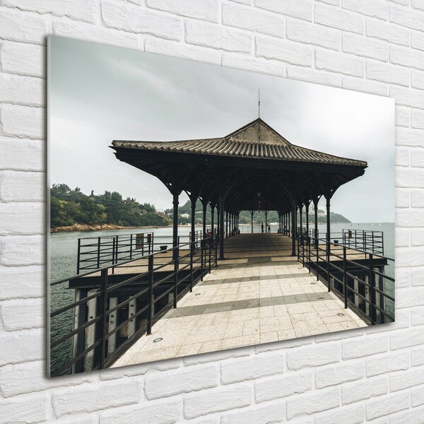Foto obraz fotografie na skle Molo Hongkong osh-86683294