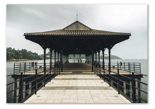 Foto obraz fotografie na skle Molo Hongkong osh-86683294