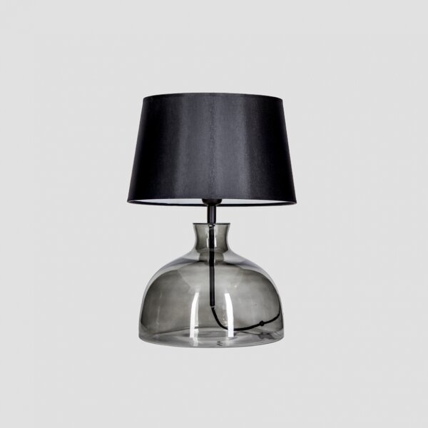4concepts Designová stolní lampa HAGA ANTHRACITE Barva: Bílá