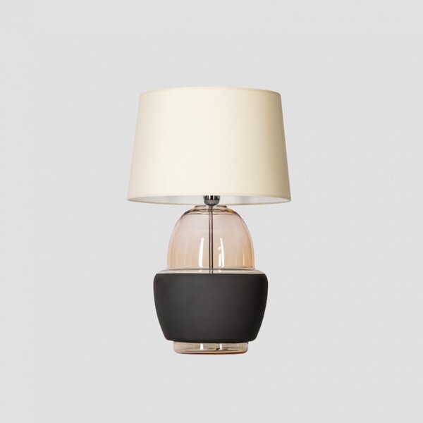 4concepts Designová stolní lampa ARIEL AMBER Barva: Bílo-béžová
