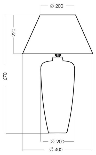 4concepts Designová stolní lampa BILBAO VIOLET Barva: Černá