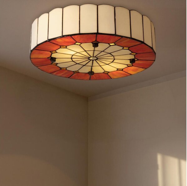 BRILAGI - Tiffany vitrážové stropní svítidlo SIENNA 2xE27/60W/230V pr. 40 cm