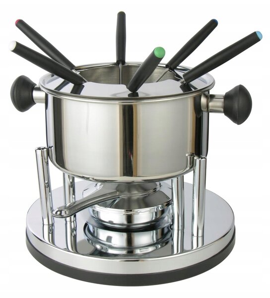 Fondue set z nerezové oceli, 10dílný