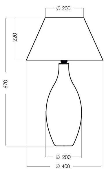 4concepts Designová stolní lampa KENYA Barva: Zlatá
