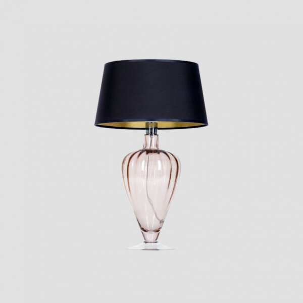 4concepts Luxusní stolní lampa BRISTOL TRANSPARENT COPPER Barva: Bílá