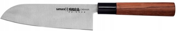 Samura Okinawa Kuchyňský nůž Santoku 175 mm v Japonském stylu, univerzální