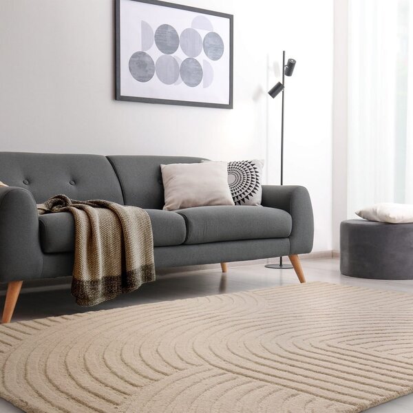 Béžový vlněný koberec 160x230 cm Hague – Asiatic Carpets