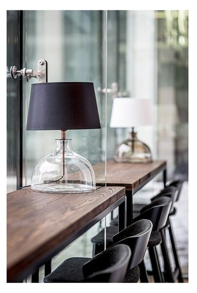 4concepts Designová stolní lampa HAGA TRANSPARENT