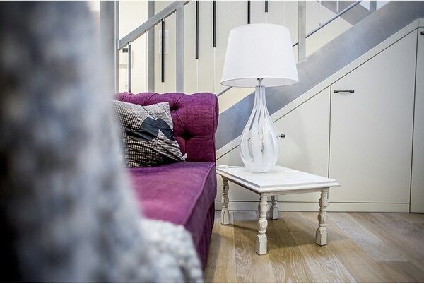 4concepts Designová stolní lampa MODENA WHITE