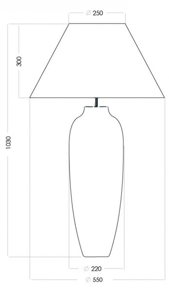 4concepts Designová stolní lampa MONACO