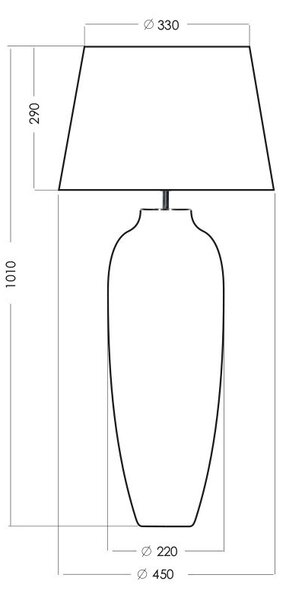 4concepts Designová stolní lampa MONACO