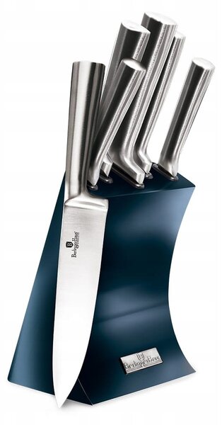 Sada nožů v bloku Berlinger Haus Aquamarine Metallic Line, 5 ks