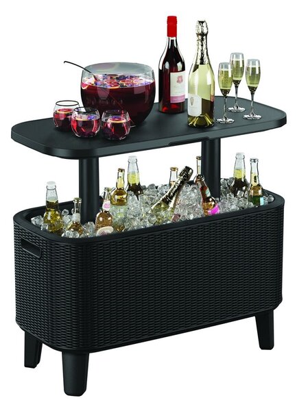 Plastový zahradní stolek se zásobníkem na led 83.5x40 cm Bevy – Keter