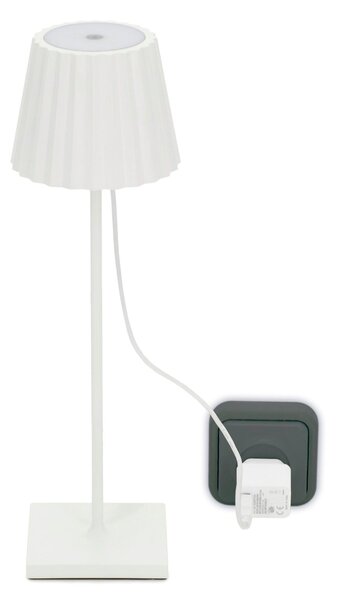 Dopo Litta Round LED přenosná lampa bílá