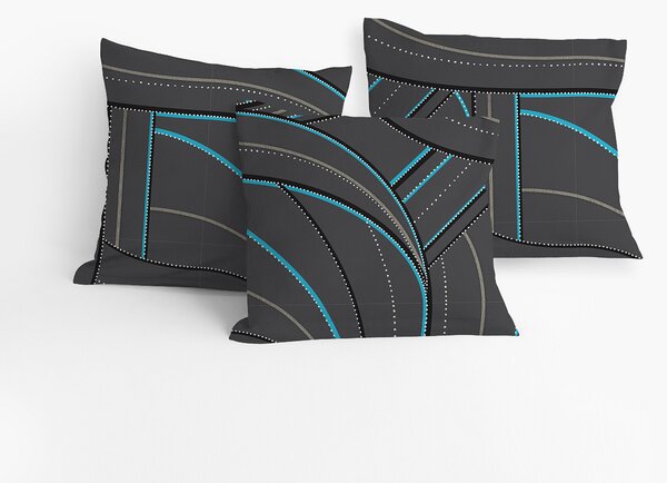 Povlečení Ezio Grey Bavlna deluxe povlak 40/40