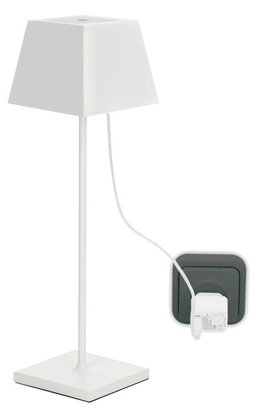Dopo Litta Square LED přenosná lampa bílá