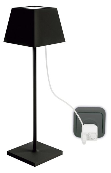 Dopo Litta Square LED přenosná lampa černá