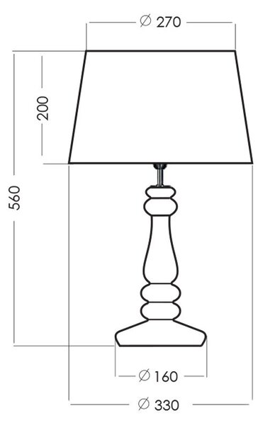 4concepts Designová stolní lampa PETIT TRIANON TRANSPARENT COPPER Barva: Bílá