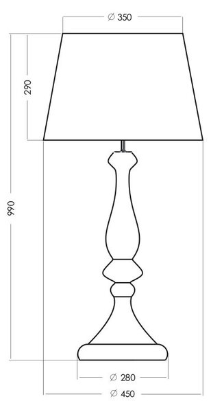 4concepts Luxusní stolní lampa LOUVRE TRANSPARENT COPPER Barva: Černo-měděná