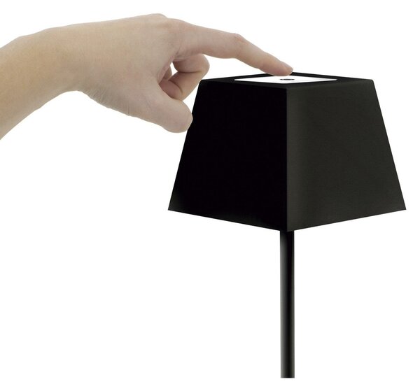 Dopo Litta Square LED přenosná lampa černá