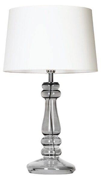 4concepts Designová stolní lampa PETIT TRIANON TRANSPARENT BLACK Barva: Černo-stříbrná