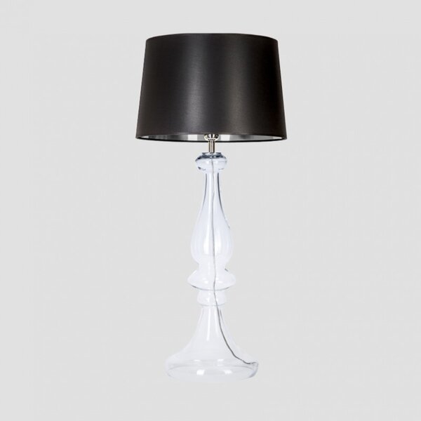 4concepts Luxusní stolní lampa LOUVRE Barva: Černo-stříbrná