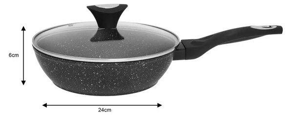 Tradiční pánev Klausberg Marmo 24 cm granitová
