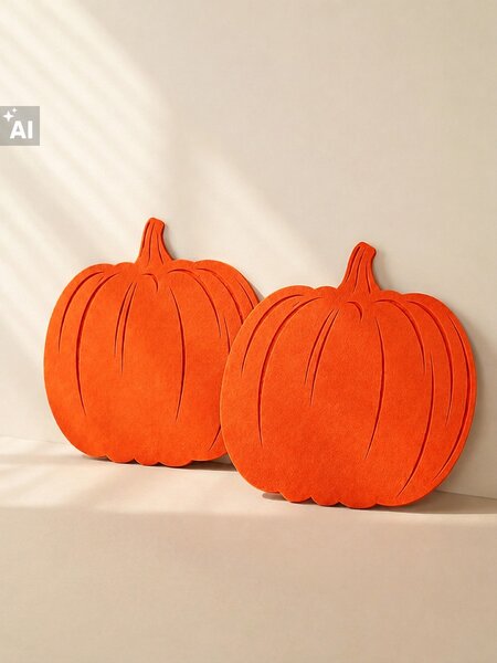 Sinsay - Prostírání ve tvaru dýně 2 pack - oranžová