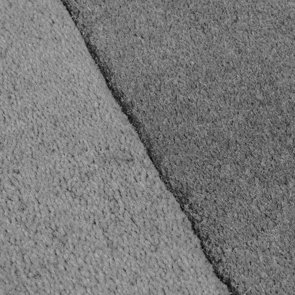 Černo-šedý ručně tkaný vlněný koberec 120x180 cm Lozenge Monochrome – Flair Rugs
