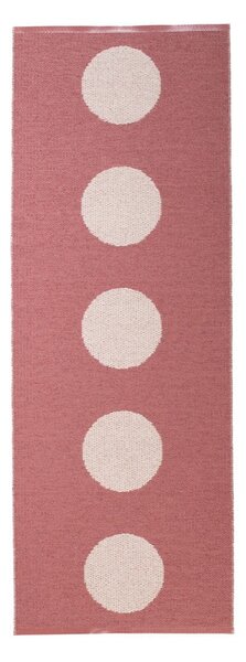 Světle červený vnitřní a venkovní běhoun 70x200 cm Vera Pop Blush – Pappelina