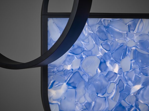 Brokis Designové závěsné svítidlo Geometric Oval 2/3 Bottom PC1150 Barva spodní části skla: triplex opál BROKISGLASS (CGGB2768), Povrchová úprava skla: lesklý povrch (lícová strana) (CGSU2736)