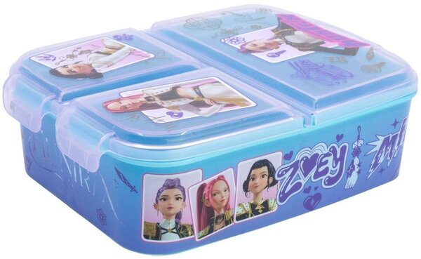 Multibox na svačinu KPop Demon Hunters - HUNTR/X se 3 přihrádkami