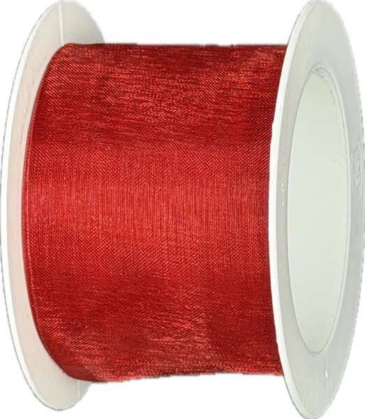 Stuha organzová ORGANDY Burgundy Wine bordó 40mm x 4m (7,-Kč/m)