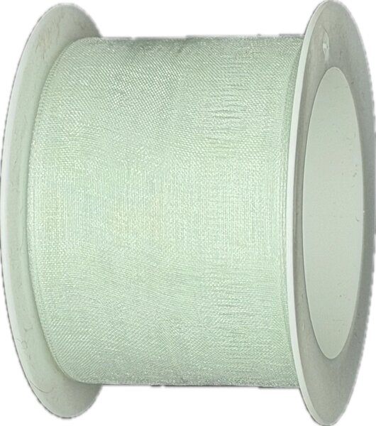 Stuha organzová ORGANDY Soft Mint mentolová 40mm x 4m (7,- Kč/m)