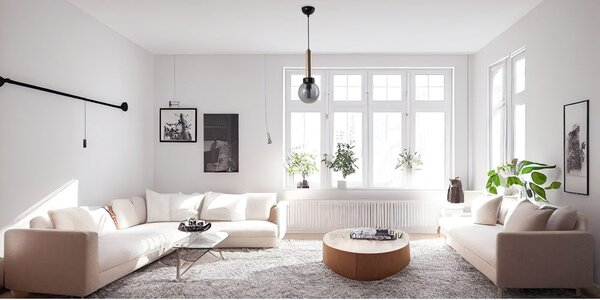 Závěsné svítidlo se skleněným stínidlem ø 15 cm Cota – Squid Lighting