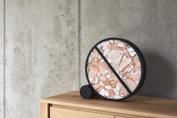 Brokis Designová stolní lampa Geometric PC1270, ⌀43cm Barva spodní části skla: triplex opál BROKISGLASS (CGGB2768), Povrchová úprava skla: lesklý povrch (lícová strana) (CGSU2736), Barva horní části skla: triplex opál BROKISGLASS (CGC2676)