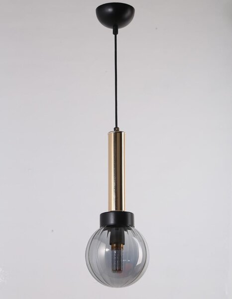 Závěsné svítidlo se skleněným stínidlem ø 15 cm Cota – Squid Lighting