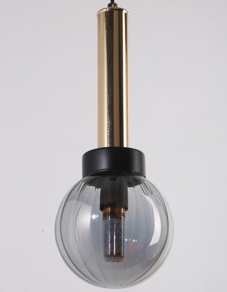 Závěsné svítidlo se skleněným stínidlem ø 15 cm Cota – Squid Lighting