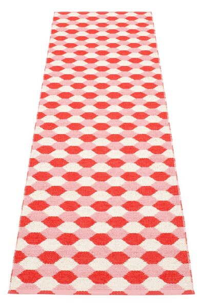 Červený vnitřní a venkovní běhoun 70x250 cm Dana Coral – Pappelina