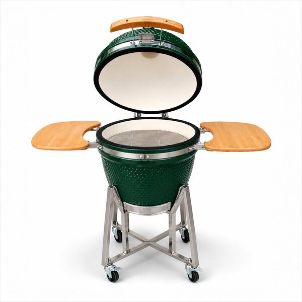 Keramický gril Avenberg KAMADO XL zelená