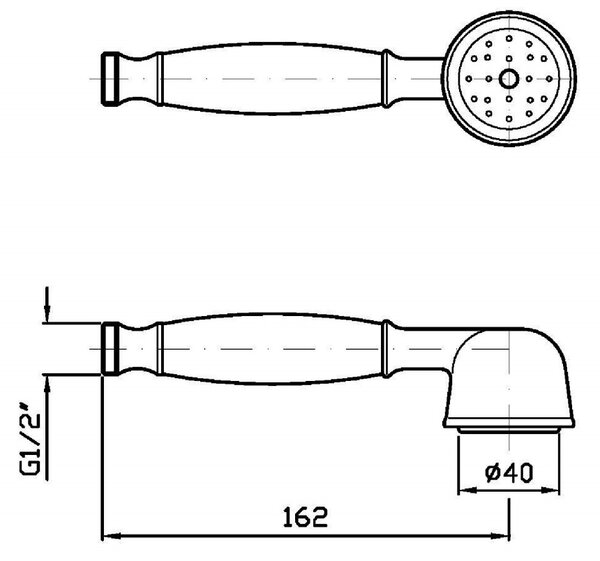 Zucchetti Delfiflu sprchová hlavice chrom Z9472P.C